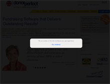 Tablet Screenshot of donorperfect.co.uk